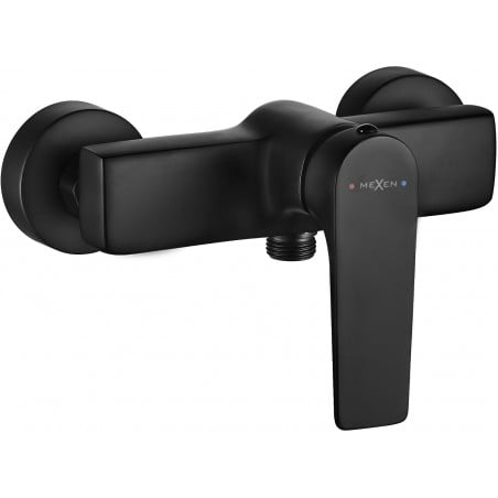 Mexen Lynx Shower mixer tap, Black - 745940-70