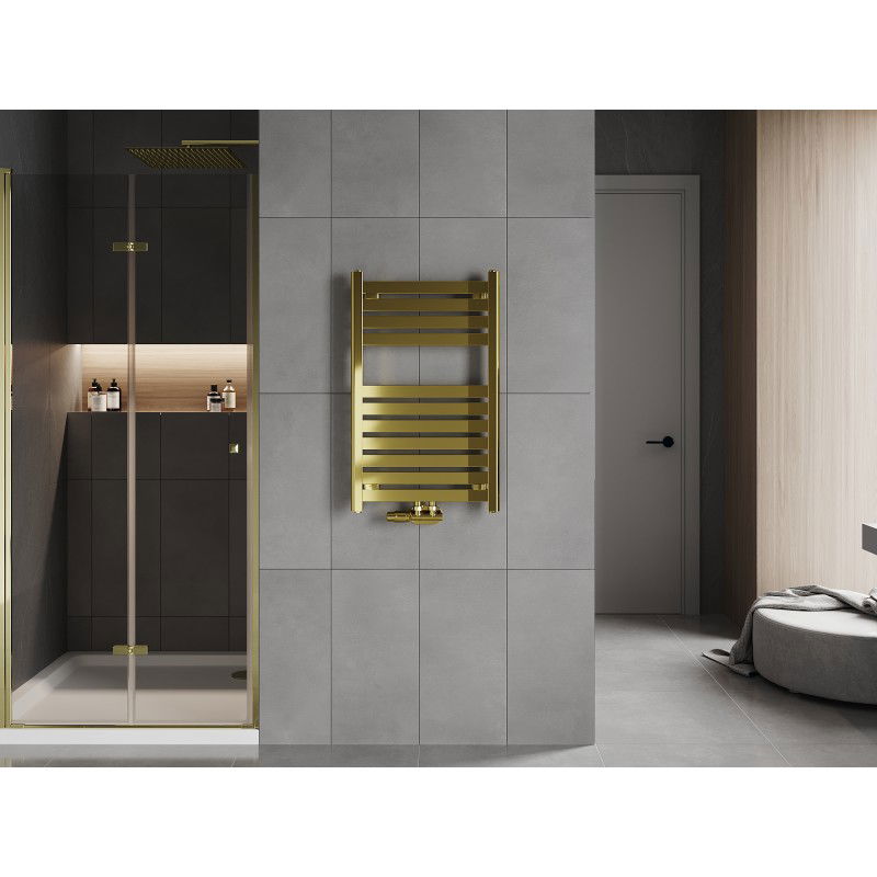 Mexen Uran bathroom radiator 800 x 500 mm, 287 W, gold - W105-0800-500-00-50