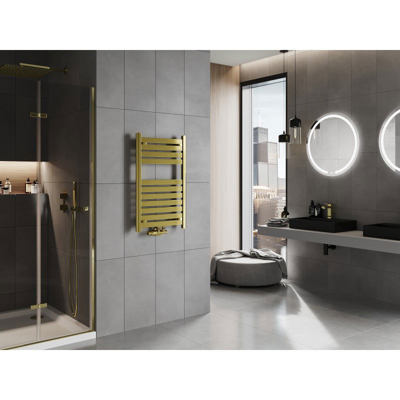 Mexen Uran bathroom radiator 800 x 500 mm, 287 W, gold - W105-0800-500-00-50