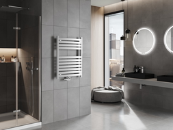 Mexen Uran bathroom radiator 800 x 600 mm, 336 W, chrome - W105-0800-600-00-01
