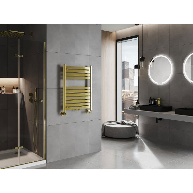 Mexen Uran bathroom radiator 800 x 600 mm, 336 W, gold - W105-0800-600-00-50