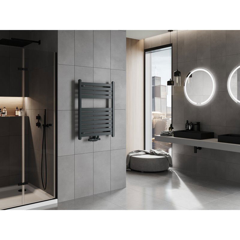 Mexen Uran bathroom radiator 800 x 600 mm, 425 W, anthracite - W105-0800-600-00-66