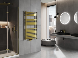 Mexen Uran bathroom radiator 1200 x 600 mm, 492 W, gold - W105-1200-600-00-50