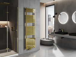 Mexen Uran bathroom radiator 1800 x 500 mm, 633 W, gold - W105-1800-500-00-50