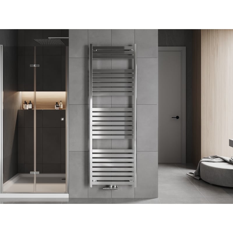 Mexen Uran bathroom radiator 1800 x 600 mm, 738 W, chrome - W105-1800-600-00-01