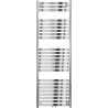 Mexen Uran bathroom radiator 1800 x 600 mm, 738 W, chrome - W105-1800-600-00-01