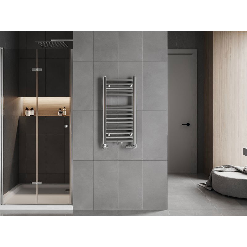 Mexen Hades bathroom radiator 800 x 400 mm, 253 W, chrome - W104-0800-400-00-01