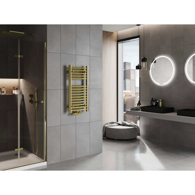 Mexen Hades bathroom radiator 800 x 400 mm, 253 W, gold - W104-0800-400-00-50