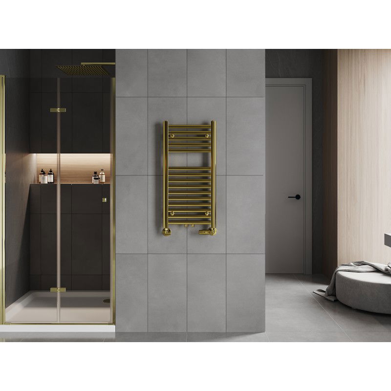 Mexen Hades bathroom radiator 800 x 400 mm, 253 W, gold - W104-0800-400-00-50