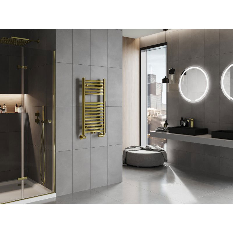 Mexen Hades bathroom radiator 800 x 400 mm, 253 W, gold - W104-0800-400-00-50