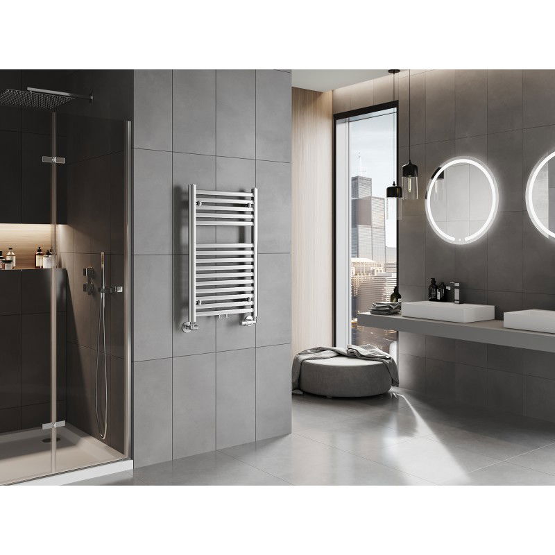 Mexen Hades bathroom radiator 800 x 500 mm, 305 W, chrome - W104-0800-500-00-01
