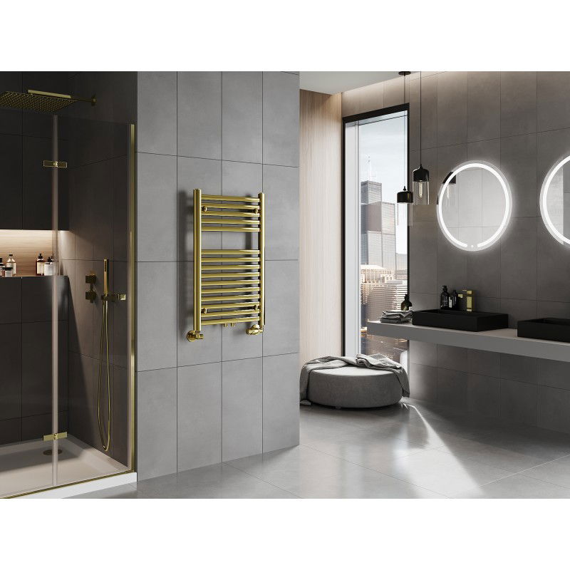 Mexen Hades bathroom radiator 800 x 500 mm, 305 W, gold - W104-0800-500-00-50