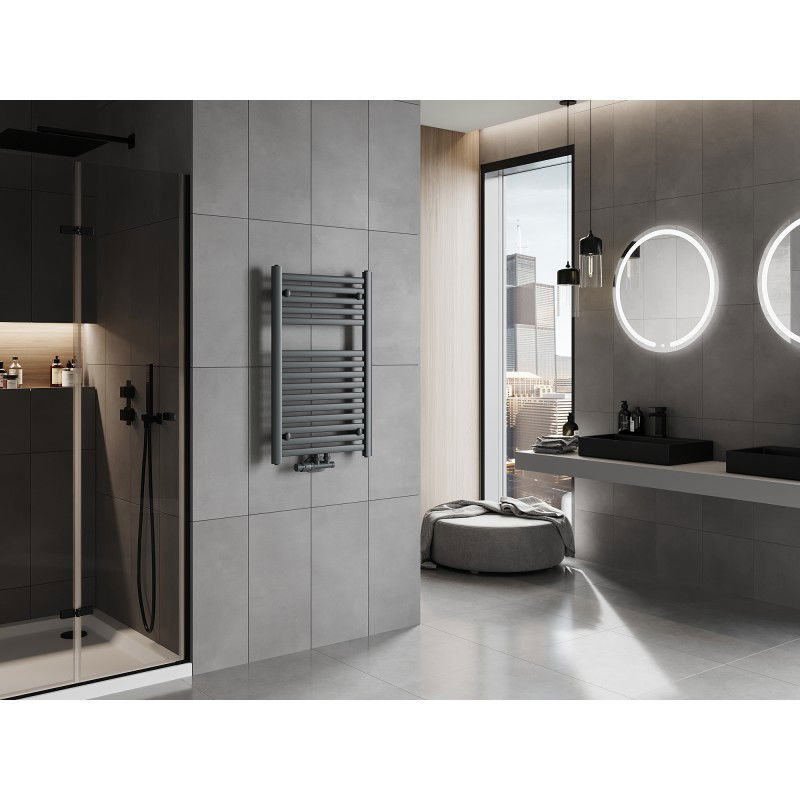 Mexen Hades bathroom radiator 800 x 500 mm, 386 W, anthracite - W104-0800-500-00-66