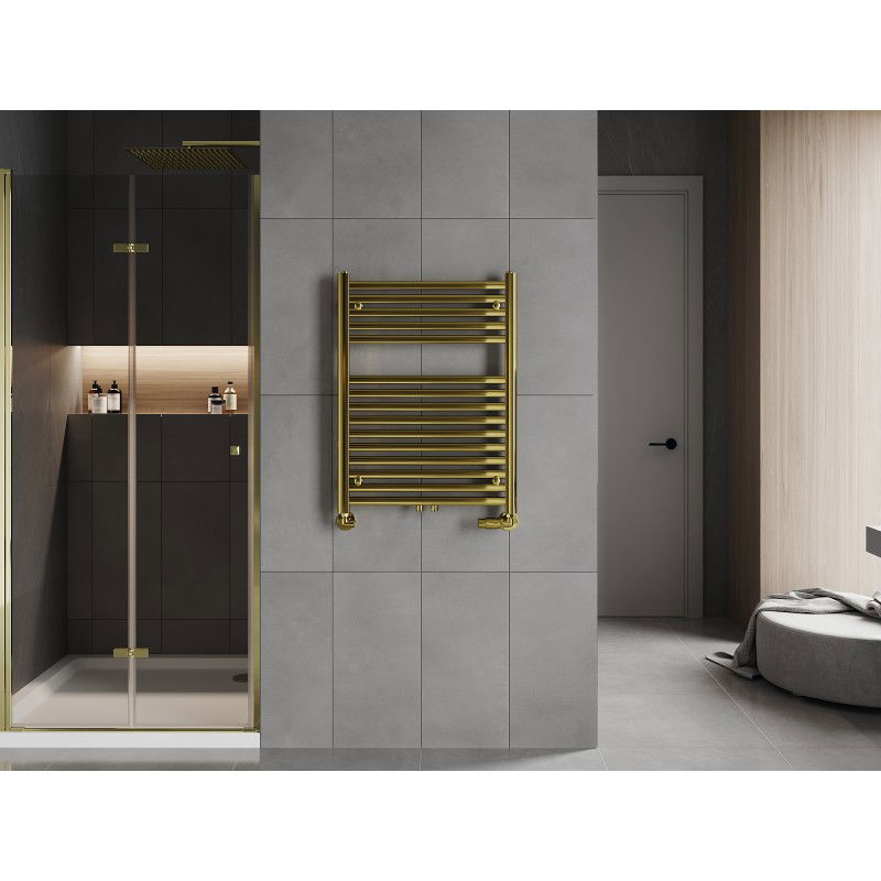 Mexen Hades bathroom radiator 800 x 600 mm, 357 W, gold - W104-0800-600-00-50