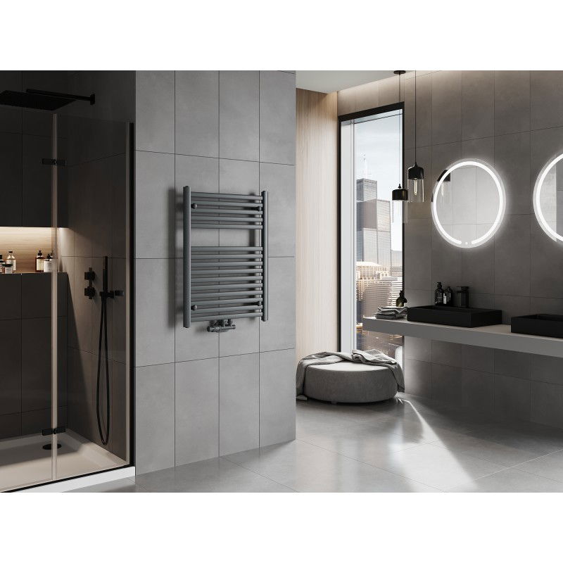 Mexen Hades bathroom radiator 800 x 600 mm, 452 W, anthracite - W104-0800-600-00-66