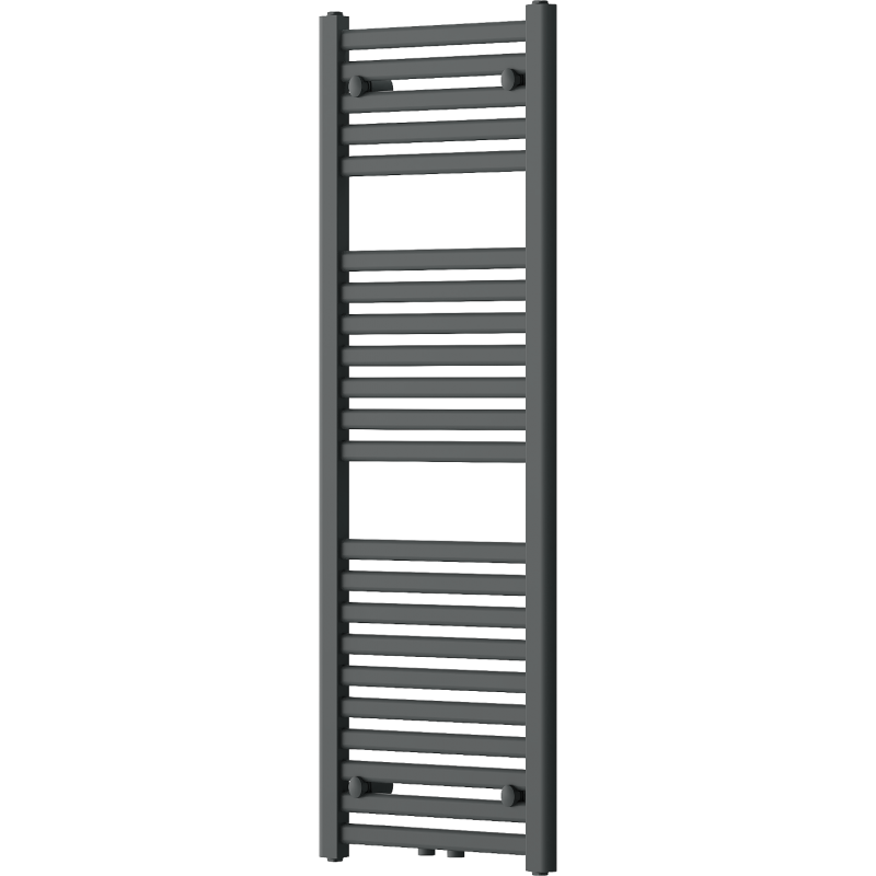 Mexen Hades 1200 x 400 mm Bathroom Radiator, 472 W, Anthracite - W104-1200-400-00-66