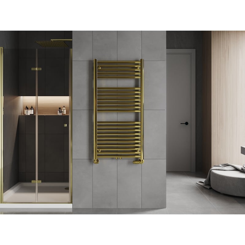 Mexen Hades bathroom radiator 1200 x 600 mm, 527 W, gold - W104-1200-600-00-50