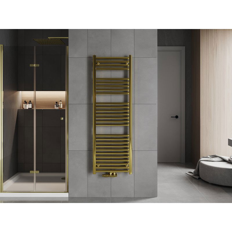 Mexen Hades bathroom radiator 1500 x 500 mm, 555 W, gold - W104-1500-500-00-50