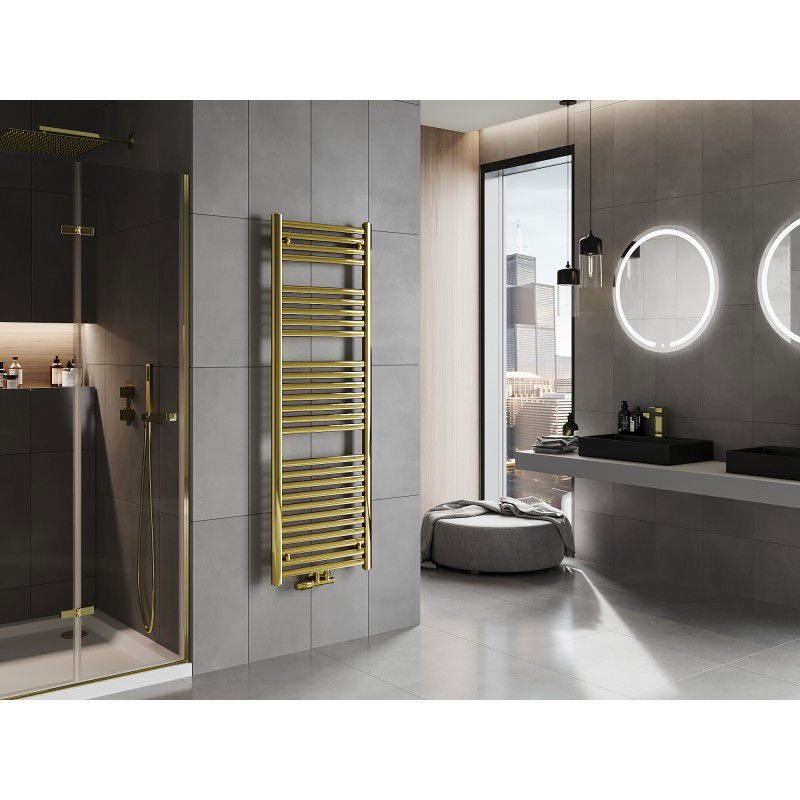 Mexen Hades bathroom radiator 1500 x 500 mm, 555 W, gold - W104-1500-500-00-50