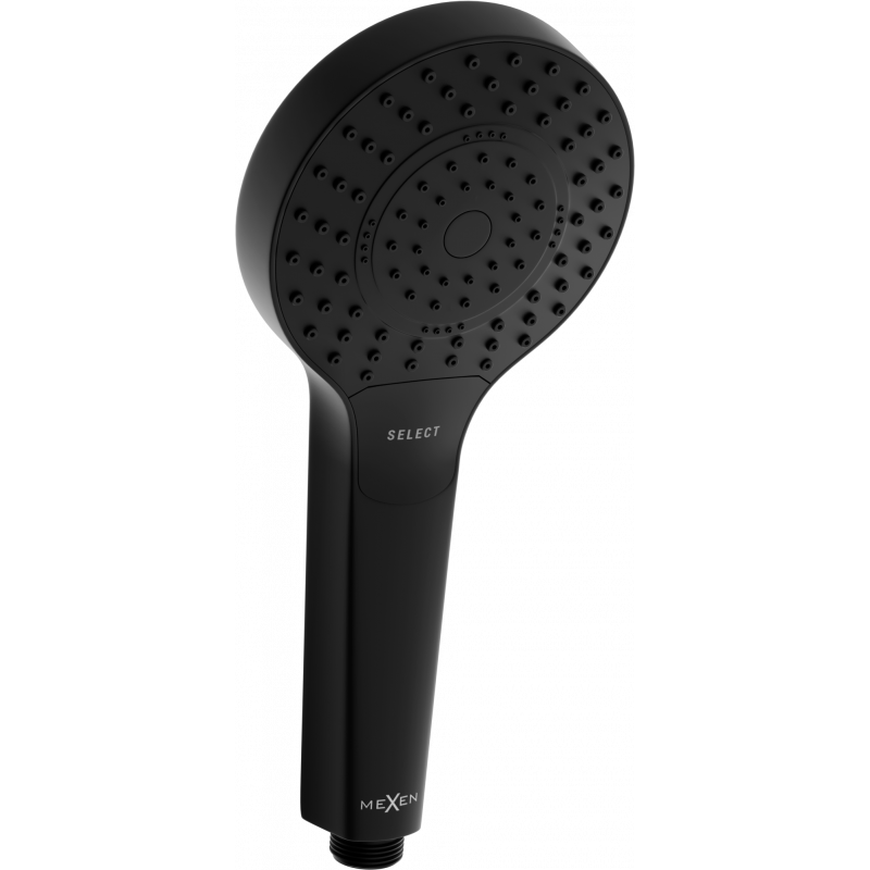 Mexen R-05 3-function Shower Head, Black - 79505-70