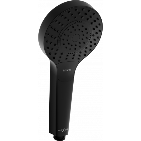 Mexen R-05 3-function Shower Head, Black - 79505-70