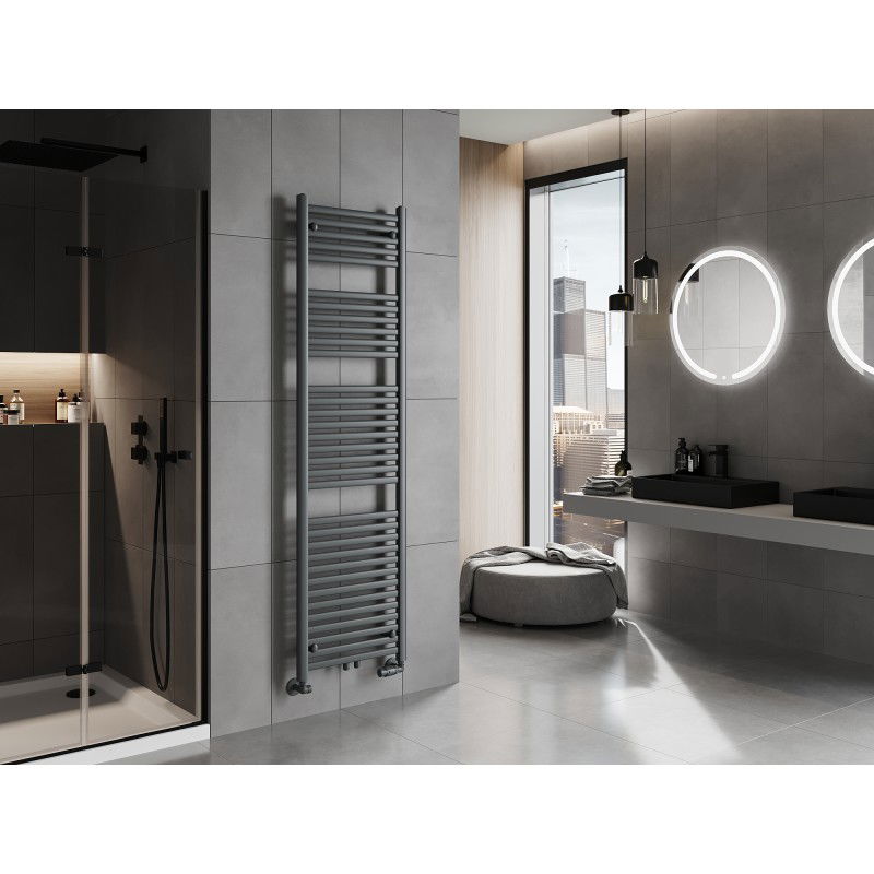 Mexen Hades Bathroom Radiator 1800 x 500 mm, 854 W, Anthracite - W104-1800-500-00-66