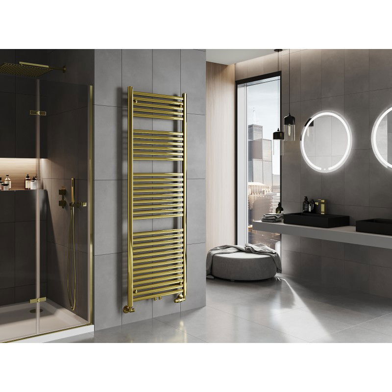 Mexen Hades bathroom radiator 1800 x 600 mm, 790 W, gold - W104-1800-600-00-50