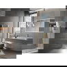 Mexen Mars bathroom radiator 500 x 400 mm, 141 W, chrome - W110-0500-400-00-01