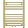 Mexen Mars bathroom radiator 500 x 400 mm, 141 W, gold - W110-0500-400-00-50