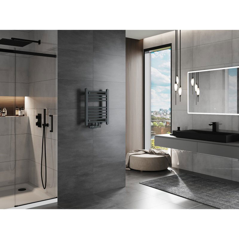 Mexen Mars Bathroom Radiator 500 x 400 mm, 178 W, Anthracite - W110-0500-400-00-66