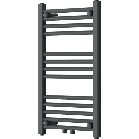 Mexen Mars 700 x 400 mm Bathroom Radiator, 238 W, Anthracite - W110-0700-400-00-66