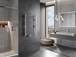 Mexen Mars bathroom radiator 900 x 600 mm, 340 W, chrome - W110-0900-600-00-01