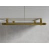 Mexen Mars bathroom radiator 900 x 600 mm, 340 W, gold - W110-0900-600-00-50
