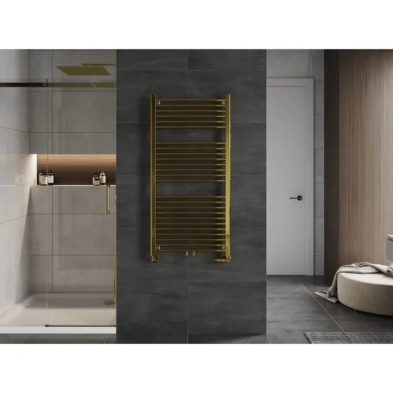 Mexen Mars bathroom radiator 1200 x 600 mm, 487 W, gold - W110-1200-600-00-50