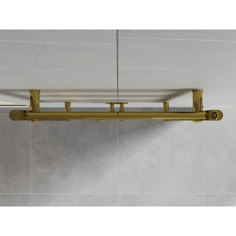 Mexen Mars bathroom radiator 1200 x 600 mm, 487 W, gold - W110-1200-600-00-50