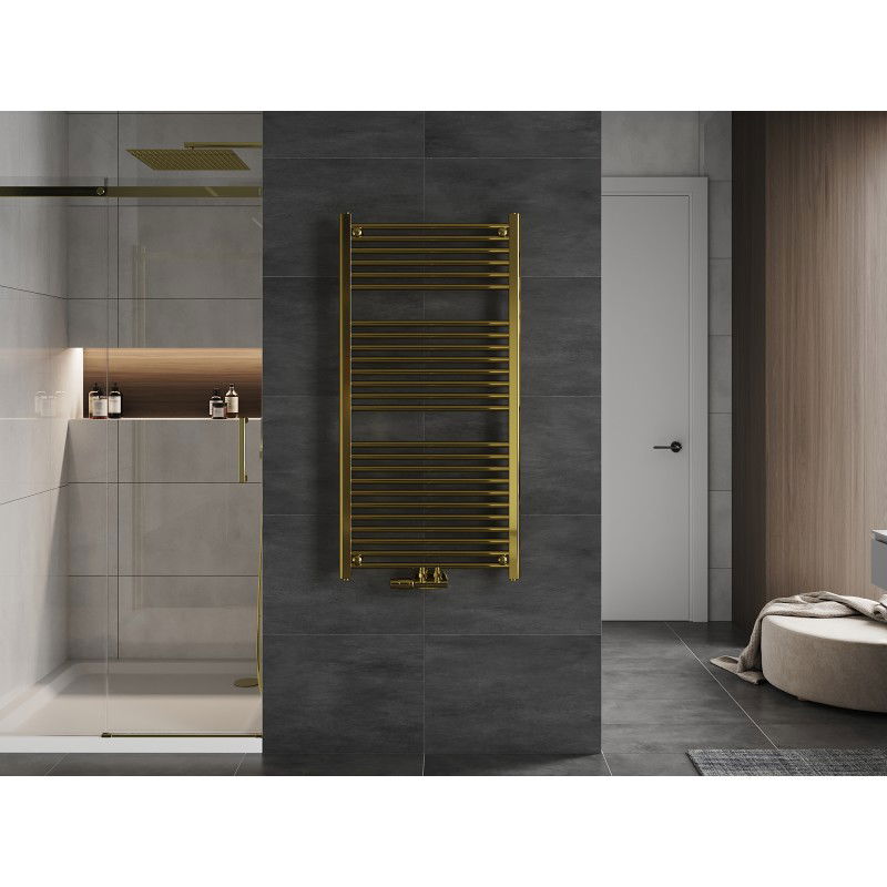 Mexen Mars bathroom radiator 1200 x 600 mm, 487 W, gold - W110-1200-600-00-50