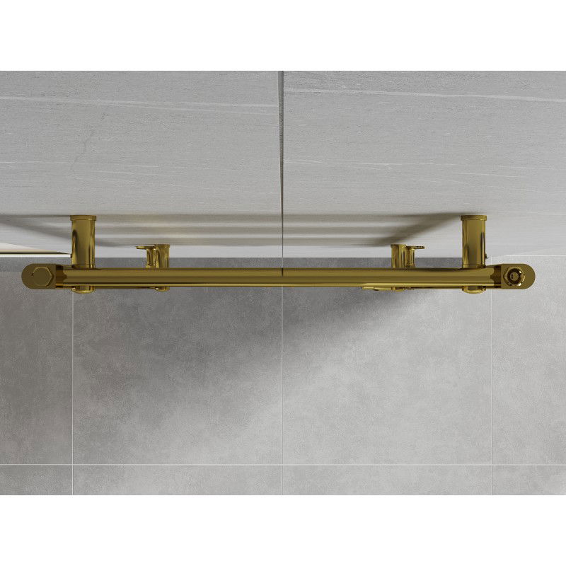 Mexen Mars bathroom radiator 1200 x 600 mm, 487 W, gold - W110-1200-600-00-50