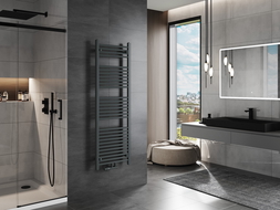 Mexen Mars bathroom radiator 1500 x 500 mm, 626 W, anthracite - W110-1500-500-00-66 Mexen Mars bathroom radiator 1500 x 500 mm, 626 W, anthracite - W110-1500-500-00-66