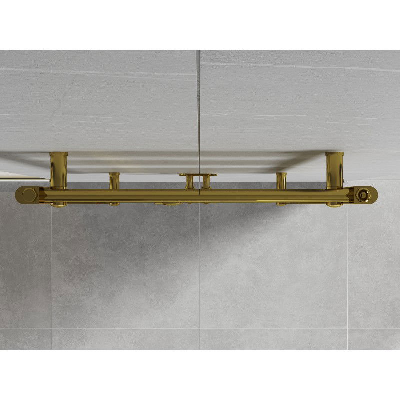 Mexen Mars bathroom radiator 1500 x 600 mm, 576 W, gold - W110-1500-600-00-50