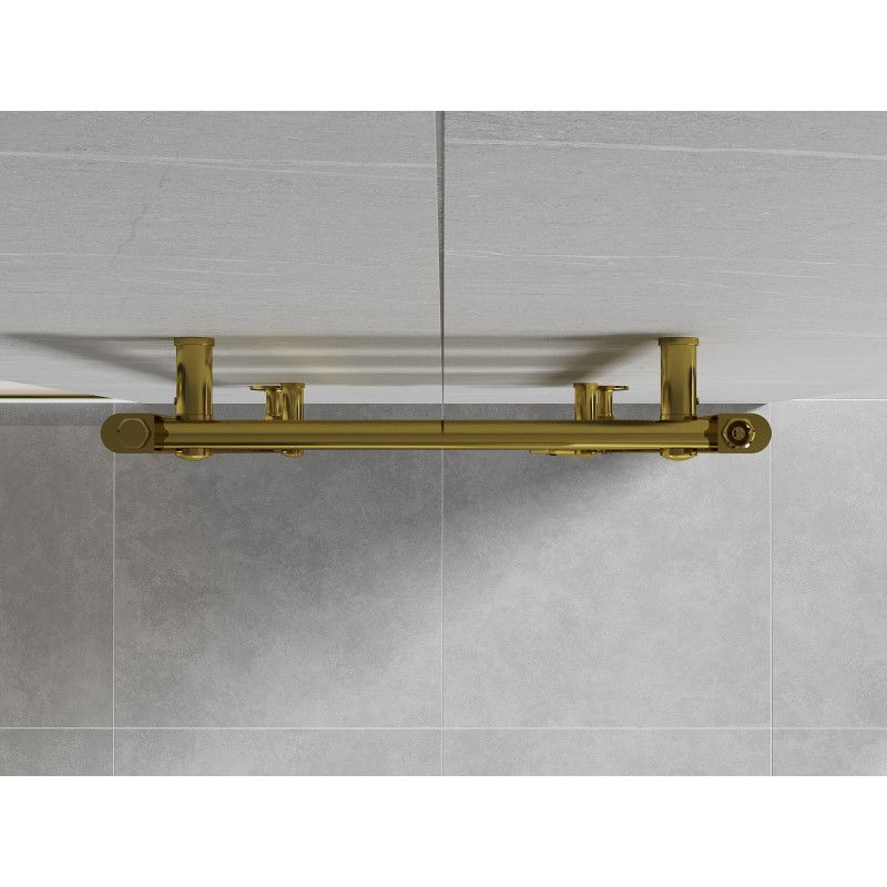 Mexen Mars bathroom radiator 1800 x 500 mm, 643 W, gold - W110-1800-500-00-50