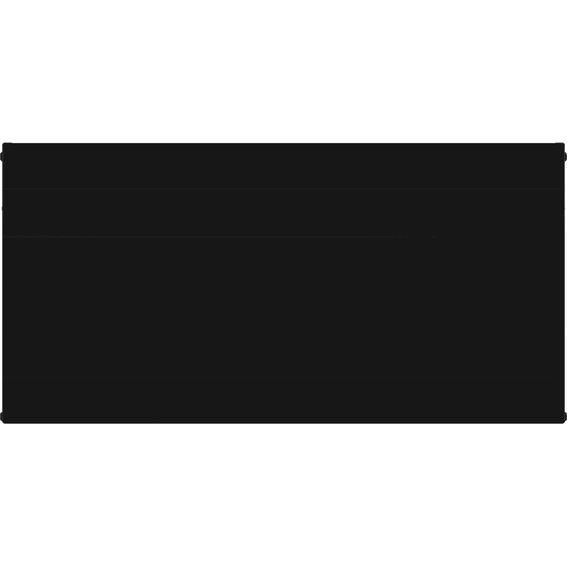 Mexen Line CVL22 Panel Radiator 600 x 1100 mm, Bottom Connection, 1741 W, Black - W622L-060-110-70