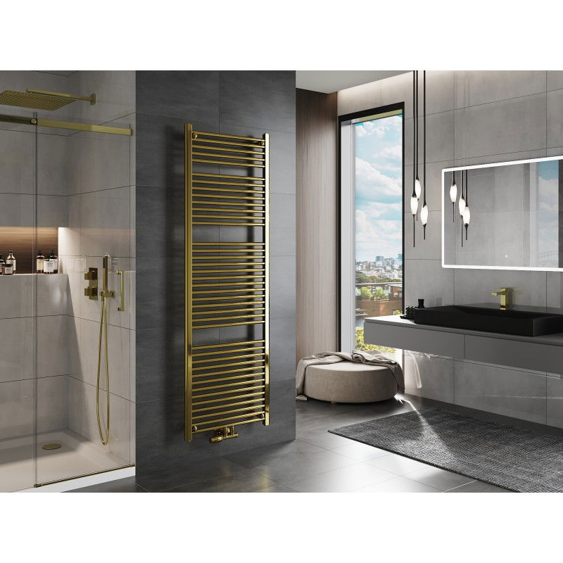 Mexen Mars Bathroom Radiator 1800 x 600 mm, 752 W, Gold - W110-1800-600-00-50