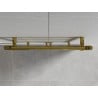 Mexen Mars bathroom radiator 1800 x 600 mm, 752 W, gold - W110-1800-600-00-50
