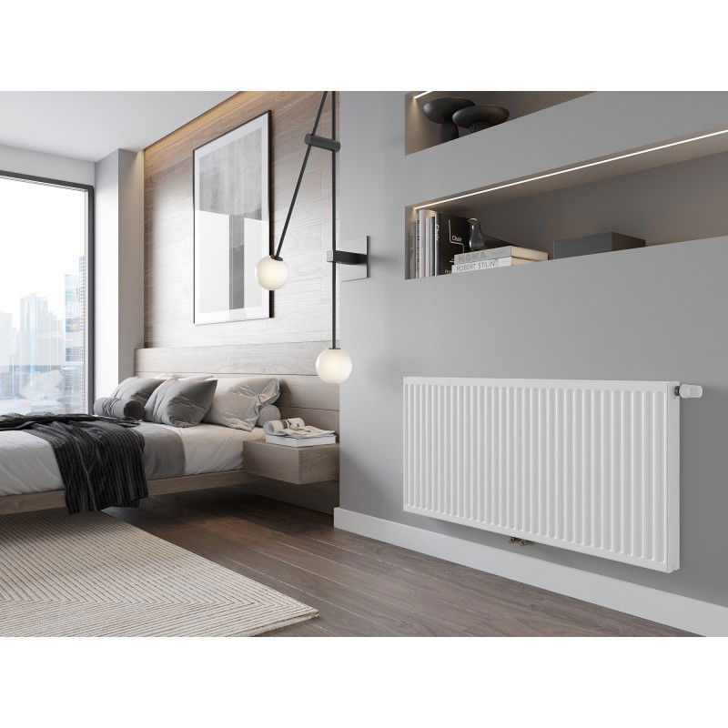 Mexen CC21 Plate Radiator 500 x 800 mm, Bottom Centre Connection, 886 W, White - W6C21-050-080-00