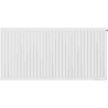 Mexen CC22 panel radiator 300 x 1500 mm, bottom central connection, 1400 W, white - W6C22-030-150-00
