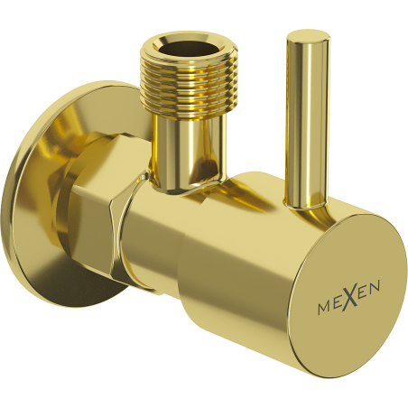 Mexen R1 angled valve for taps 1/2"x3/8", gold - 79970-50