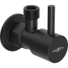 Mexen R1 angle valve for taps 1/2"x3/8", black - 79970-70