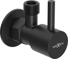 Mexen R1 angle valve for faucet 1/2"x3/8", black - 79970-70