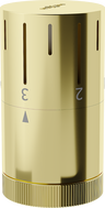 Mexen Uni-T Thermostatic radiator head, gold - W908-005-50