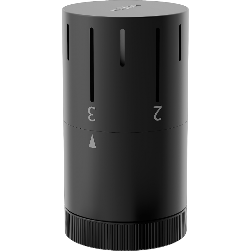 Mexen Uni-Term thermostatic radiator head, black - W908-005-70